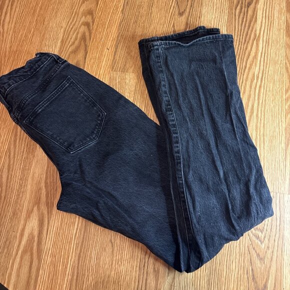 Universal Thread High Rise Bootcut Jeans In Washed Black Denim - Size 2 (0/25R) - Picture 2 of 7